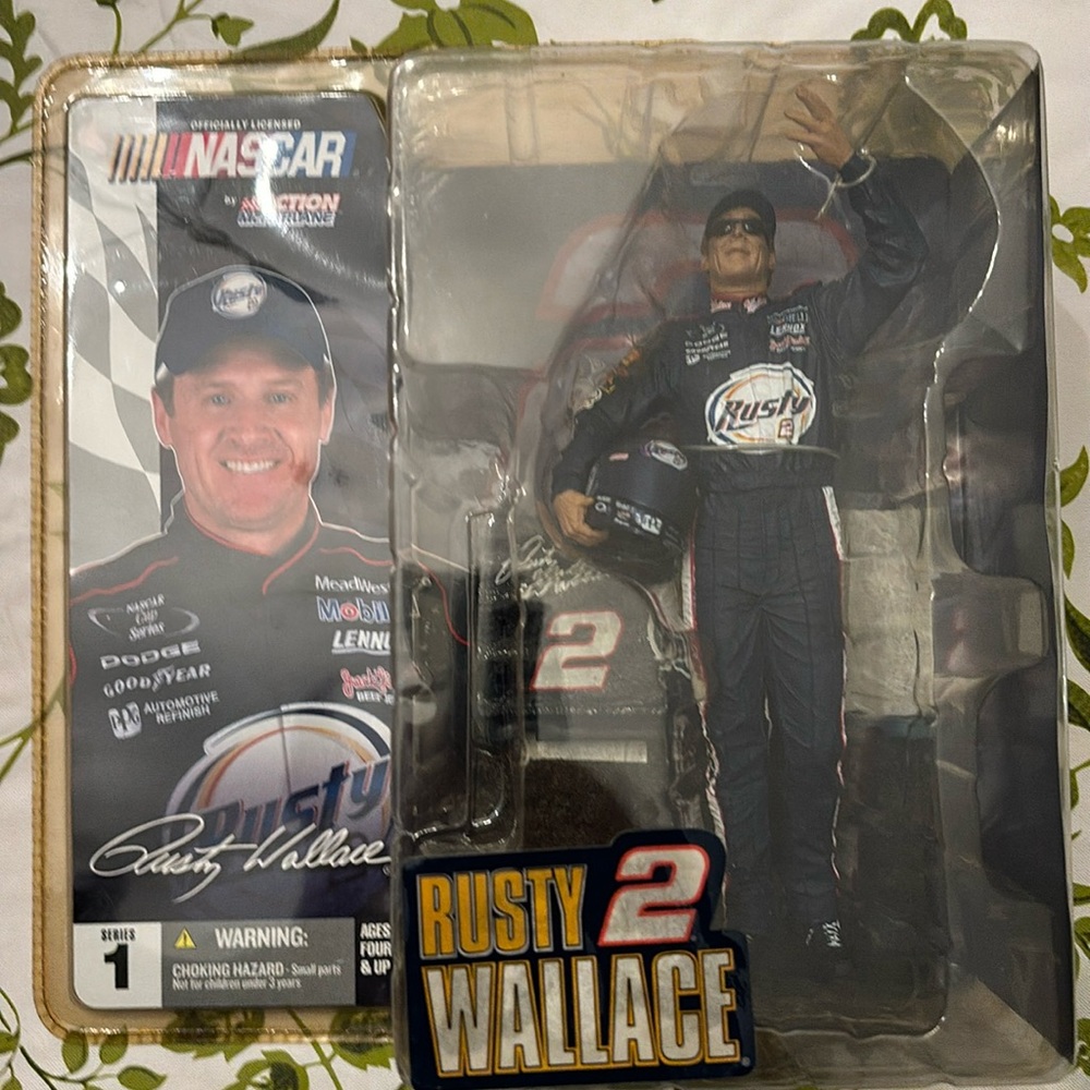 Rusty Wallace #2 NASCAR Action McFarlane.  Series 1.